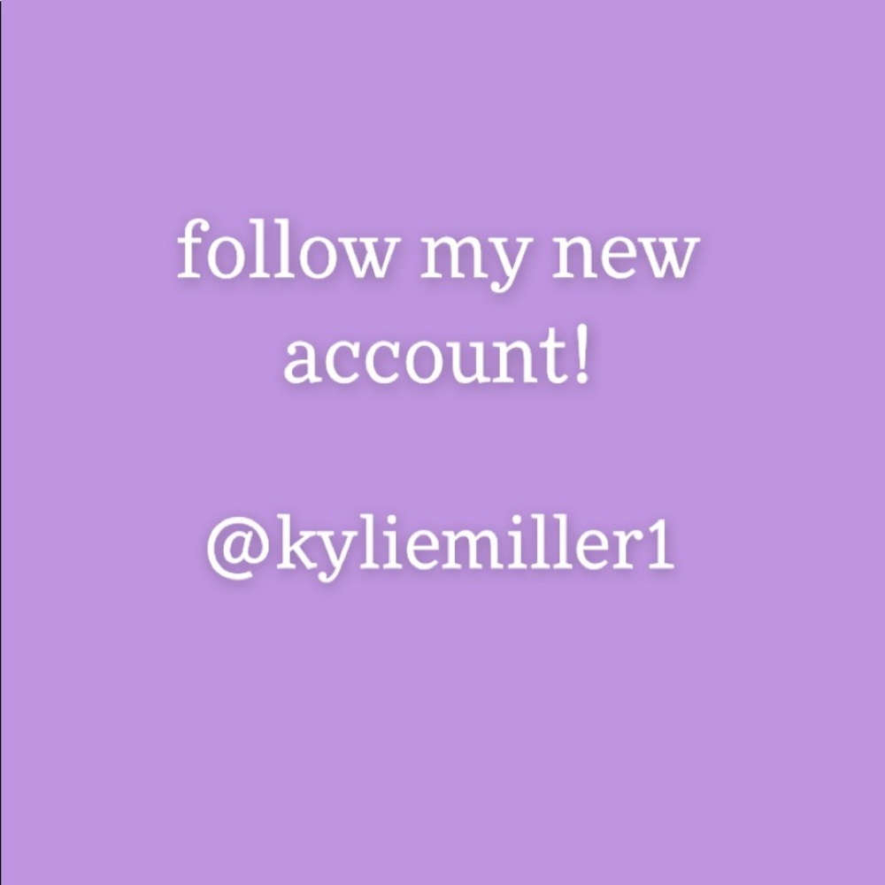follow my new acc!